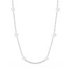 Collar de margaritas de moda 2024, diseño minimalista coreano de nicho, collar de flor de huevo soldada de acero inoxidable
