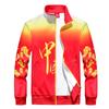 Ropa de entrenamiento deportivo chino, traje de primavera y otoño, ropa nacional, ropa de competición para estudiantes deportivos masculinos y femeninos, ropa nacional para entrenadores de artes marciales, impresión de ropa nacional