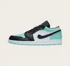 Zapatos Putian transfronterizos comercio exterior al por mayor zapatillas deportivas casuales versátiles de moda Jordan 1 para parejas, AJ1 de caña baja, zapatillas de panda para hombre y mujer