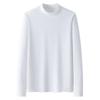 [De Terciopelo autocalentable] camiseta básica de cuello semi-alto y camiseta cálida tipo jersey