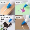 Flores de papel crepé de látex blanco hechas a mano, pegamento para carpintería para maquetas de bricolaje, papel de seda, pegamento lavable para manualidades