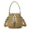 Bolso Pequeño de Diseño Nicho Coreano para Mujer Bolso de Hombro Cruzado Bolso Cubo para Viajes