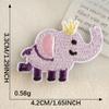 Parche Bordado Etiqueta Animal de Dibujos Animados Original Lindo Parche Bordado Accesorios DIY Parche de Tela Parche