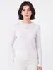 Elegante y ceñido suéter de punto de lana sin costuras de una sola pieza con cuello semi-alto de hilo Yangzi alemán, de manga larga, otoño 2026, adecuado como capa interior