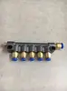 Distribuidor de Circuito de Óleo Tipo A / Divisor de Óleo / Bloco de Distribuição de Óleo / Conector Resistência Circuito de Óleo Lubrificante Acessórios para Máquinas-Ferramenta M8X1