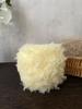 Venta al por mayor pelo largo oso peluche bola de pelusa hecho a mano diy oso suéter bufanda de ganchillo muñeca hilo hilo mezclado a mano