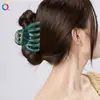 Pinza para Valla Qiyue Transfronteriza Elegante con Pintura UV en Spray, Pasador Sin Marcas en la Parte Posterior de la Cabeza, Elegante Accesorio para el Cabello Tipo Pinza de Tiburón