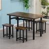 Taburete colgante, comedor comercial, mesa de comedor y silla, mesa de comedor dividida para 4 personas, taburete colgante para 6 personas, comedor escolar, combinación de restaurante, universidad