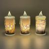Decorações de Halloween Ornamentos de Luz de Vela LED Luz de Vela Flash Caveira Abóbora Luz Horror Câmara Adereços