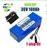 Bateria para Patinete 36V100Ah 18650 com BMS Integrado 250W-500W + Carregador 42V2A