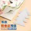 Pegatinas Protectoras Antirrizado para Cuadernos y Páginas de Libros de Estudiantes, Protectores de Esquina Transparentes para Prevenir Plegado y Rizado