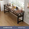 Mesa de Computador Longa Estreita Contra a Parede Retangular Simples Moderna para Quarto Escritório Estudo