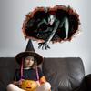 Adesivos de Abóbora de Halloween 3D para Paredes Danificadas, Bares Fantasmas, Ktv, Casas Assombradas, Adesivos de Parede para Janelas, Adesivos de Papel de Parede para Espaços Comerciais