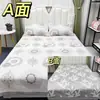 Cubrecama para Todas las Estaciones, Esterilla de Tatami Multifuncional, Sábana Acolchada de Algodón de Tres Capas, Doble Cara, Antideslizante, Colchón Suave