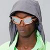 Gafas de Sol Futuristas Estilo Novio 2023 Moda Y2K Street Shoot Hip Hop Alienígena Gafas para Mujer