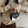 Bolso cruzado cuadrado pequeño para mujer, nuevo modelo 2026, moda casual otoño e invierno, bolso de hombro simple para mujer