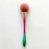 Pelo macio fofo multicolor pincel cintura fina grande solto pincel pó de unha pincel de poeira pincel de maquiagem grande quantidade consulte frete grátis
