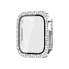 Fábrica Adequada para Apple Watchs9 Capa Protetora Apple 789 Diamante de Duas Fileiras Película de PC Temperado Capa de Relógio Integrada
