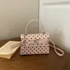 Bolsa Kelly para Mujer 2026 Nuevo Estilo de Moda Verano Lunares Súper Popular para el Trabajo Bolso Tote Pequeño Sensación Cotidiana Bolso de Hombro Único Cruzado