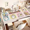 Tapete de Mesa Cartoon Tapete de Proteção de Superfície de Mesa para Estudante Proteção para os Olhos Mesa de Escrita Mesa de Escritório Aluno do Ensino Fundamental Especial Toalha de Mesa Impermeável