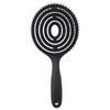 Incensário repelente de mosquitos anel com cerdas pente em forma de arco pente para cabeleireiro cabelo longo fofo pente de dentes largos pente massageador oco