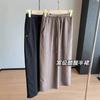 Saia Reta Elegante e Luxuosa de Acetato com Temperamento Simples Emagrecedora Cintura Alta Elástico Fenda Traseira para Mulheres Verão C0514B
