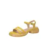 Viagem Simples com Sandálias de Dedo Aberto Sapatos Plataforma Sapatos Casuais Tamanho 33-43 Tamanho Sapatos de Comércio Exterior para Cabelo
