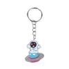 Llavero de espacio y universo en stock, colgante decorativo de espacio interestelar, llavero de regalo transfronterizo para Amazon y AliExpress