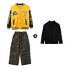 Ropa de Moda Hip Hop para Niñas Ropa de Calle Traje Estilo Chino Guapo Ropa de Actuación Ropa Holgada de Actuación para Niños