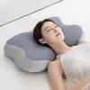 Almohada de Espuma Viscoelástica Mariposa para Sueño Profundo, Soporte para Columna Cervical, Núcleo de Almohada para Ayudar a Dormir, No se Desinfla, Almohada Ergonómica de Rebote Lento
