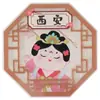 Exposição de Brinquedos Tendências Culturais e Criativas de Turismo de Xi'An Decorações Chinesas de Estilo Antigo Presentes Criativos Ímãs de Geladeira Magnéticos de Camada Dupla em Acrílico
