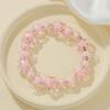 2024 Nuevo Pulsera de Caramelo Estrella de Cinco Puntas Pulsera de Cuentas Pulsera de Mano para Estudiante Femenina Pulsera Linda Accesorios de Joyería