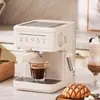 Máquina de Espresso Transfronteriza para el Hogar Extracción de Alta Presión Pequeña Oficina Máquina de Espresso Semi-Automática Espumador de Leche al Vapor