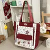 Estilo Coreano Dulce Estrella Dopamina Bolsa para Dolor Alto Aspecto Bloque de Color Estudiantes de Primaria Grados 3-5 Juego de Dos Piezas Mochila