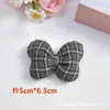 Acessórios de Laço Xadrez Estilo Coreano Outono e Inverno Grampos de Cabelo Sapatos e Meias Bolsas Cabeça de Boneca Acessórios para Joias DIY Acessórios para Roupas