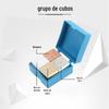 Cubo definido cobre, ferro, alumínio, madeira, comprimento lateral, 2cm ensino médio, cálculo de física, material de cálculo, laboratório, material de instrumento, material de ensino