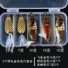 Set de señuelos de pesca transfronterizos, set de señuelos artificiales, set completo de aparejos de pesca con señuelo suave de lentejuelas, Amazon TEMU AliExpress