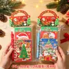 Cabeçalho de Cartão de Natal Adesivo para Caderno Pequeno Conjunto de Papelaria Recompensa Escolar Pequeno Presente Papelaria de Natal Transfronteiriça Atacado