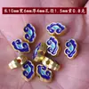 Gradiente Agujero Pasante Goteo de Aceite Tejido Hecho a Mano DIY Accesorios para Joyería Mariposa Flor de Loto Pulsera Collar Colgante Materiales Venta al por Mayor