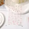 Pegatina Fina Resistente American Sweetheart para Uñas Ultra Fina Ankora Rojo Pegatina para Uñas Pintadas a Mano DIY