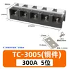 Bloque de Terminales de Alta Corriente Tc 60A100A150A200A300A Bloque de Terminales Placa de Terminales Conector de Cobre Hierro