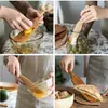 Espátula de Madeira de Acácia Conjunto de Utensílios de Cozinha Conjunto de Ferramentas de Cozinha Escumadeira Colher Colher de Sopa Colher Escorredora Colher de Arroz Conjunto de Colheres para Macarrão Transfronteiriço