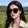 Gafas de Sol Gm Gafas de Sol de Alta Gama para Hombre Mujer Anti-UV Gafas de Sol para Conducir Mujer Cara Grande Aspecto Adelgazante Pequeñas Tres Puntos Yiwu