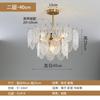 Lustre de Sala de Estar de Luxo Leve Francês Cristal Pérola Luz Luxo Vermelho da Internet Lâmpada Vento Creme Atmosférica Lâmpadas de Quarto Sala de Jantar Atacado