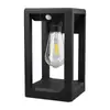 Lámpara Solar Nueva Personalizada Transfronteriza Decoración de Patio Cabezal de Columna Cuadrada LED Lámpara Solar de Pared Sensor Lámpara de Jardín
