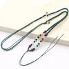 Nuevo de verano 71# trenza de cuatro hilos con accesorios de cuentas cuerda trenzada ajustable cuerda para collar de jade Hetian cuerda para colgante