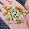 Contas Soltas de Jade com Múltiplas Contas Facetadas Cor de Açúcar Branco Transparente Quartzo Verde Pedra de Jade Contas de Cor Mista Pulseira Colar Joias Contas