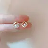 Aretes de perlas para mujer, aretes, aretes de estilo retro, aretes de lujo ligero y de alta gama
