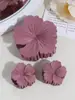 Pinza para el pelo de flor de margarita de color Morandi mate transfronteriza europea y americana para recogido en la parte trasera del cabello Pinza para el pelo de flor Pinza de tiburón Accesorio para el cabello para mujer