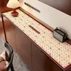 Mantel Individual Retro para Aparador con un Toque de Lujo Ligero y de Alta Gama, Mantel Protector de Encimera para Mueble de TV de Dibujos Animados, Mantel Largo Anti-Suciedad para Entrada